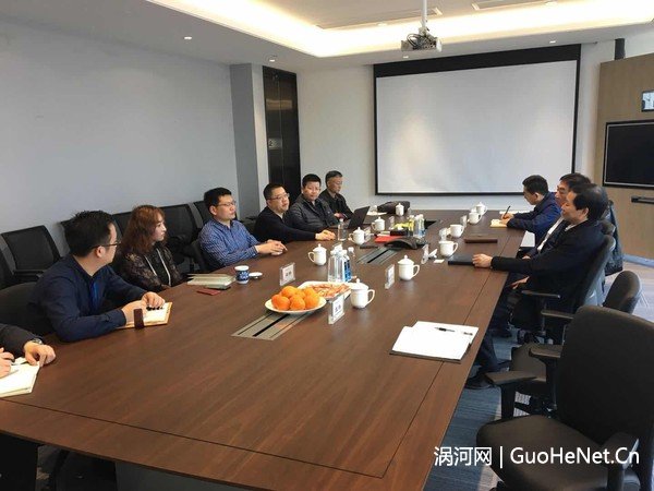 涡阳县长熊国洪一行赴合肥洽谈招商引资项目