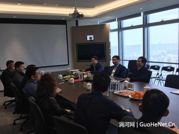 涡阳县长熊国洪一行赴合肥洽谈招商引资项目