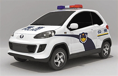 涡阳县公安局电动警用巡逻车正式上路！