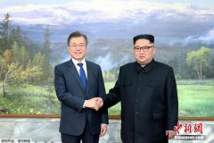 金正恩与文在寅在板门店举行第二次会晤
