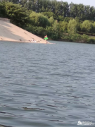 在鹿邑涡河大闸裸泳的四位大哥，你们被网友拍下来了！