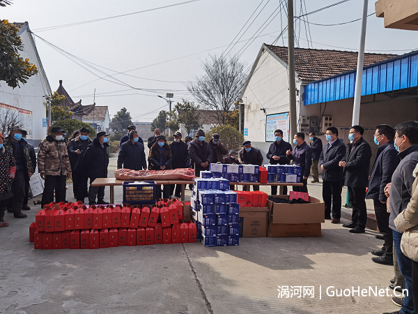 许疃镇党委政府慰问许疃敬老院
